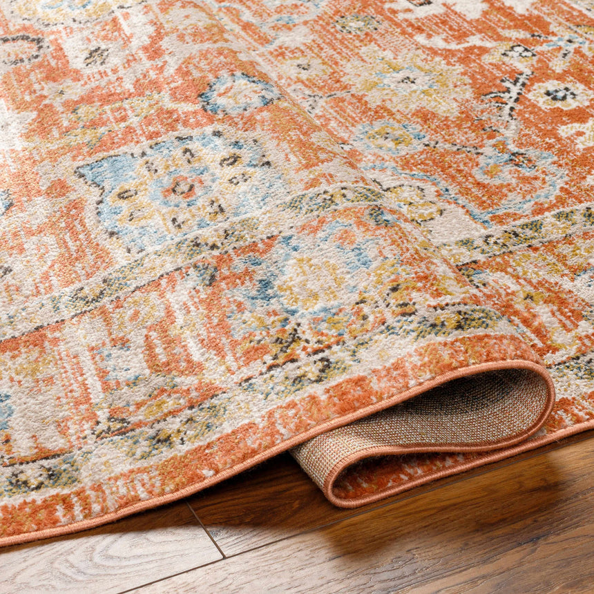 Darda Rust Area Rug - Clearance