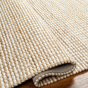 Riki Cream Jute-Wool Blend Rug