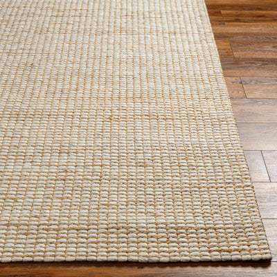 Riki Cream Jute-Wool Blend Rug