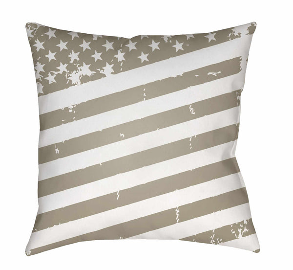 Salma American Flag Throw Pillow