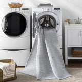 Isako Light Blue Solid Washable Rug - Promo