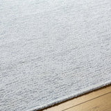 Isako Light Blue Solid Washable Rug - Promo