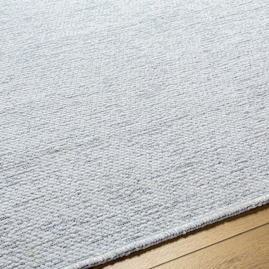 Isako Light Blue Solid Washable Rug - Promo