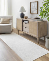 Isako Gray Solid Washable Area Rug - Clearance