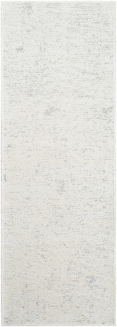 Isako Gray Solid Washable Area Rug