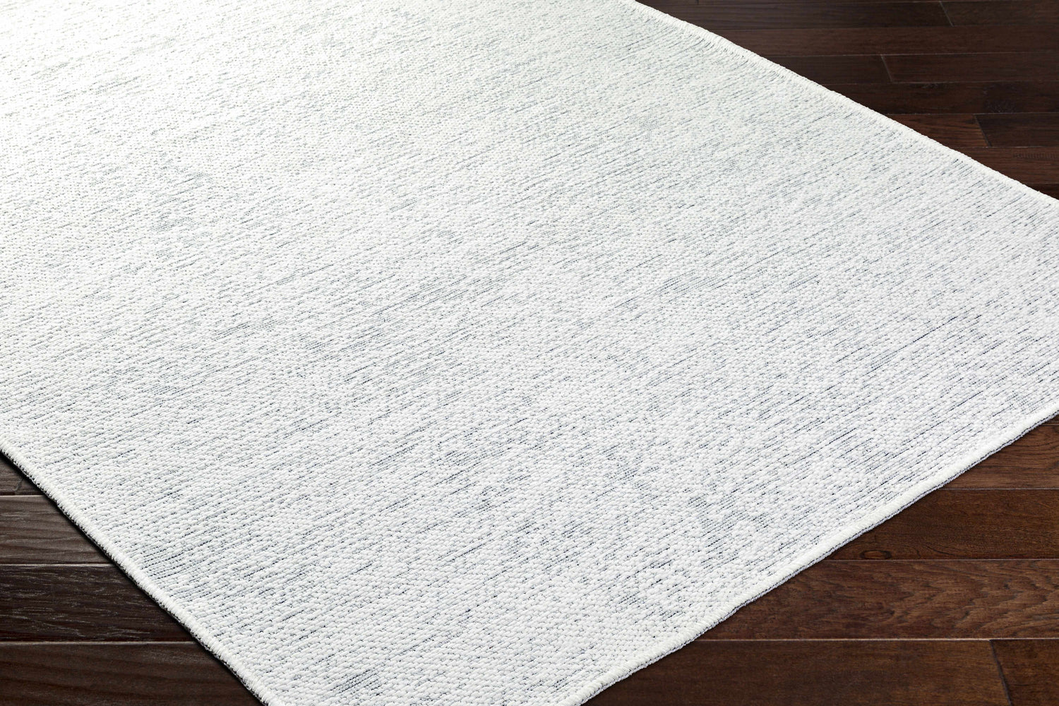 Isako Cream & Gray Solid Washable Area Rug - Clearance