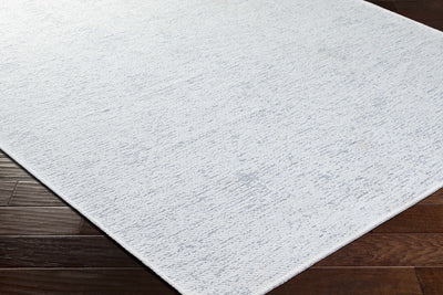 Isako Cream & Gray Solid Washable Area Rug