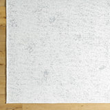 Isako Cream & Gray Solid Washable Area Rug - Clearance