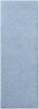 Isako Blue Solid Washable Area Rug - Clearance