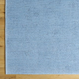 Isako Blue Solid Washable Area Rug - Clearance