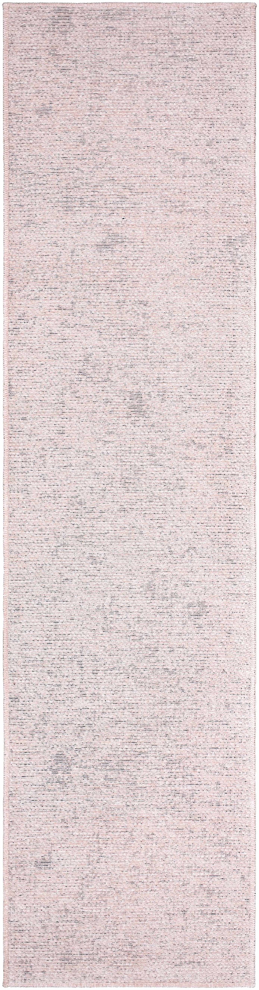 Isako Dusty Pink Solid Washable Area Rug - Clearance