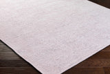 Isako Dusty Pink Solid Washable Area Rug - Clearance