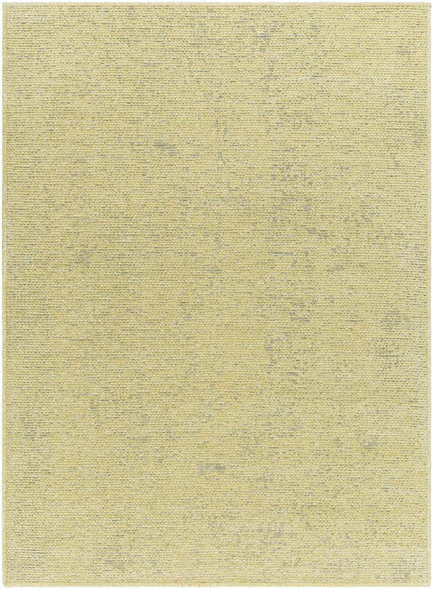 Isako Solid Lime Washable Area Rug - Promo