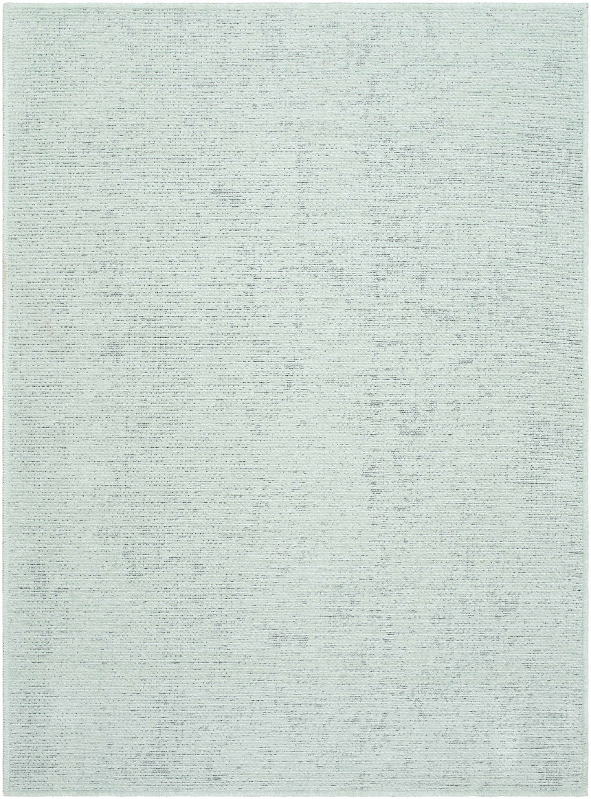 Isako Seafoam Solid Washable Area Rug - Clearance