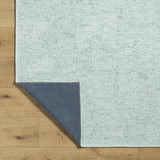 Isako Seafoam Solid Washable Area Rug - Clearance