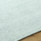 Isako Seafoam Solid Washable Area Rug - Clearance