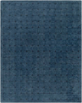Sanvi Navy Wool Area Rug