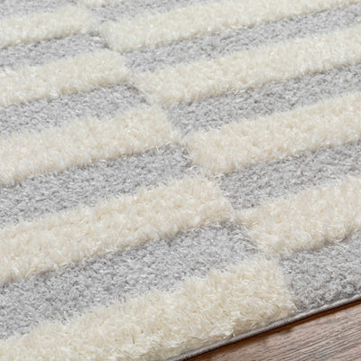 Altan Gray & Cream Area Rug - Clearance