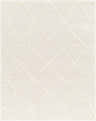 Close-up of the Daube Area Rug in cloud gray, featuring a subtle geometric diamond shag pattern. Design-Rectangle-537