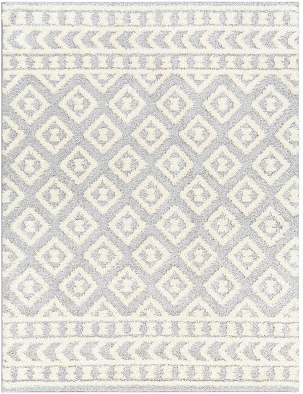 Felix Beige-Gray Plush Area Carpet