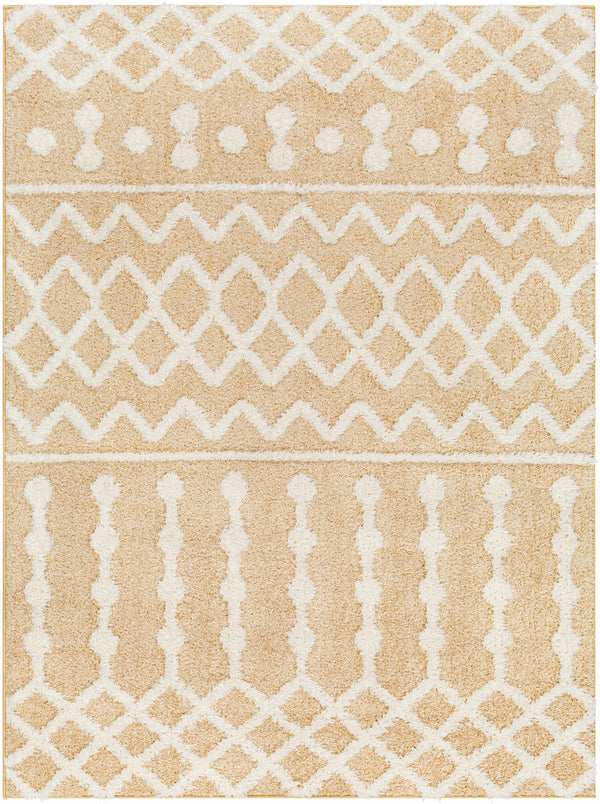 Ilyas Camel Plush Area Rug