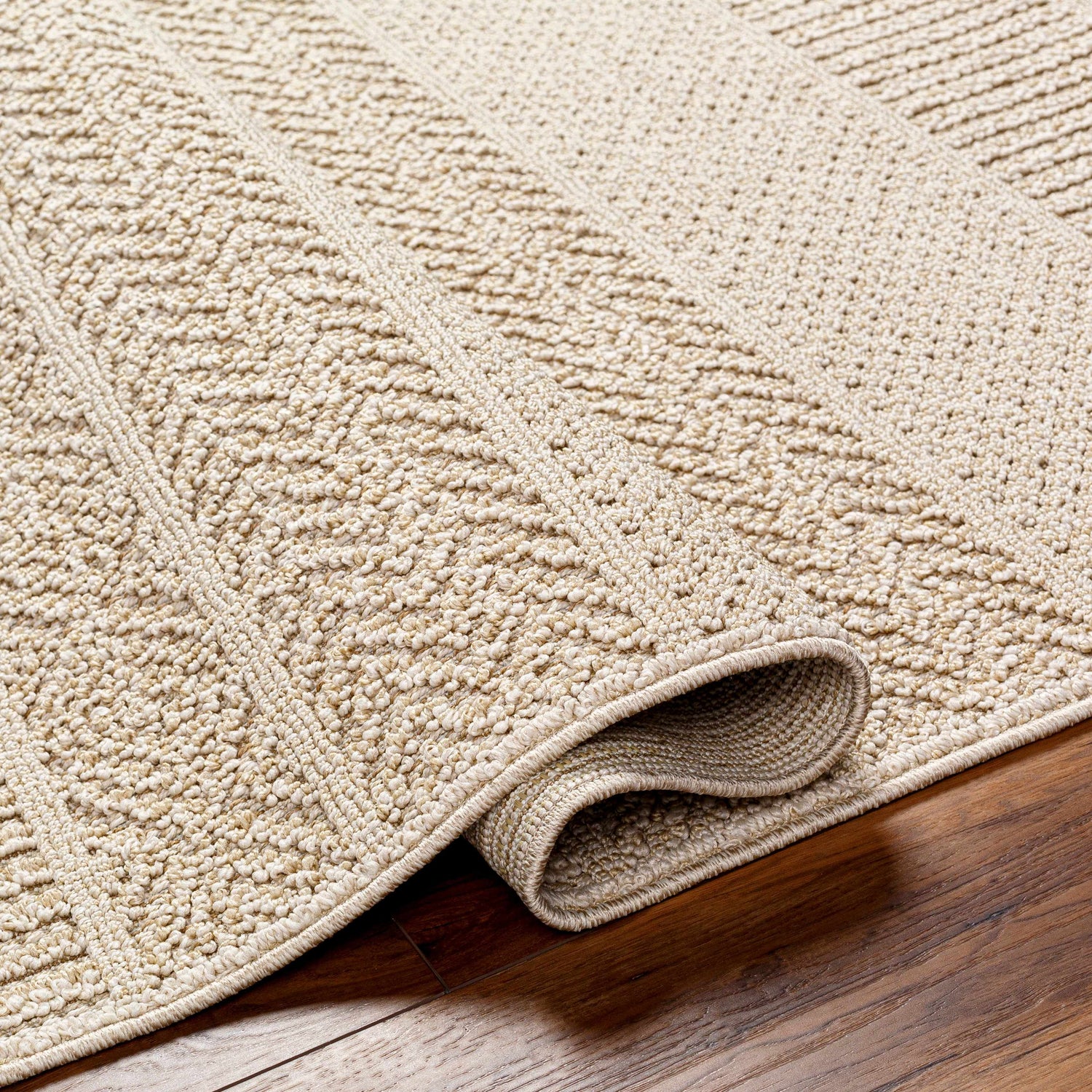 Corom Beige Area Rug - Clearance