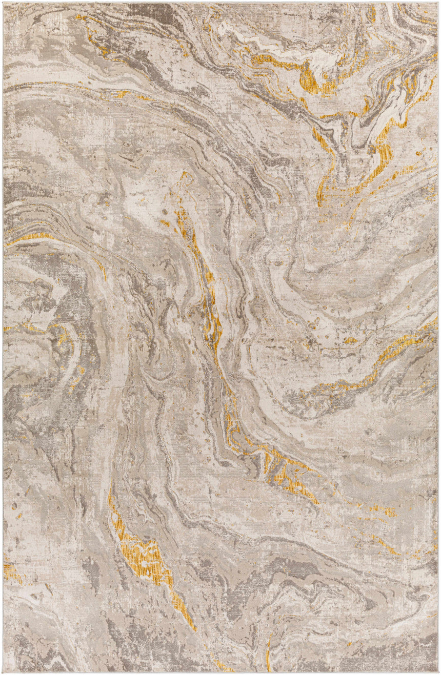 Akins Beige Marble Rug - Clearance