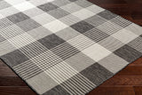 Aubin Gray & Nutmeg Plaid Area Rug - Clearance