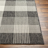 Aubin Gray & Nutmeg Plaid Area Rug - Clearance