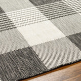 Aubin Gray & Nutmeg Plaid Area Rug - Clearance