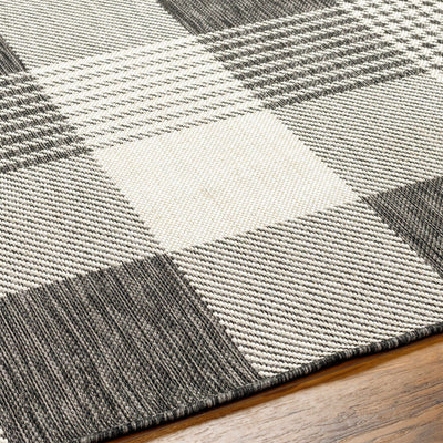 Aubin Gray & Nutmeg Plaid Area Rug