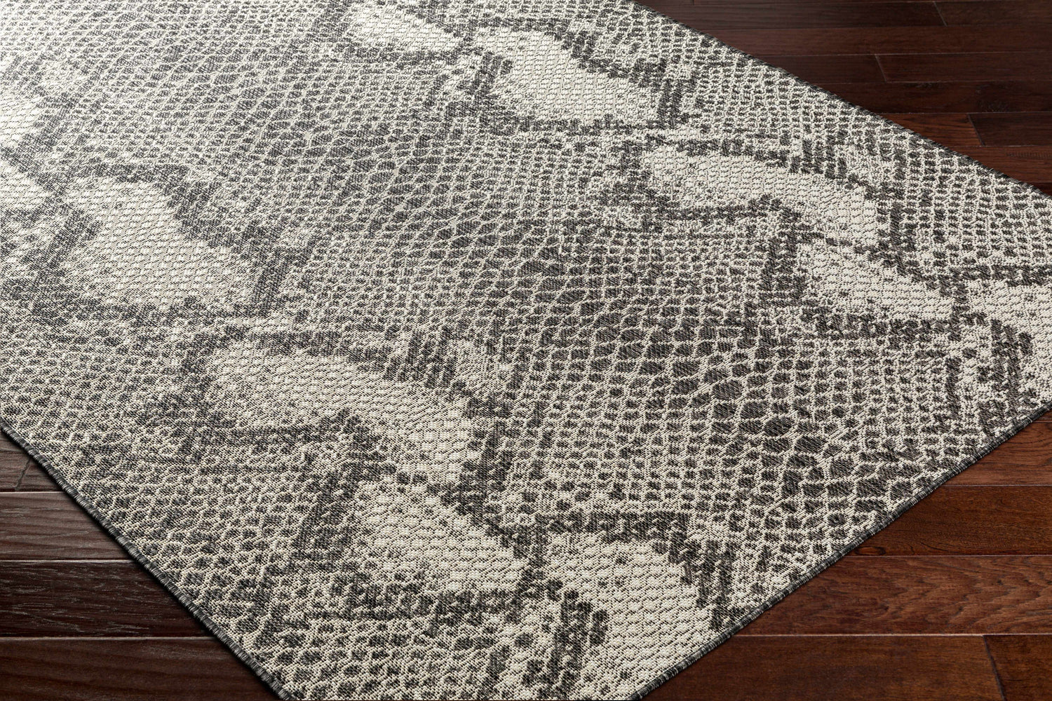Estee Nutmeg Snake-Patterned Area Rug - Clearance