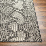 Estee Nutmeg Snake-Patterned Area Rug - Clearance