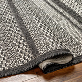 Hessa Black & White Area Rug - Clearance