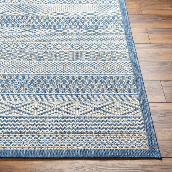 Humla Blue Aztec Area Rug