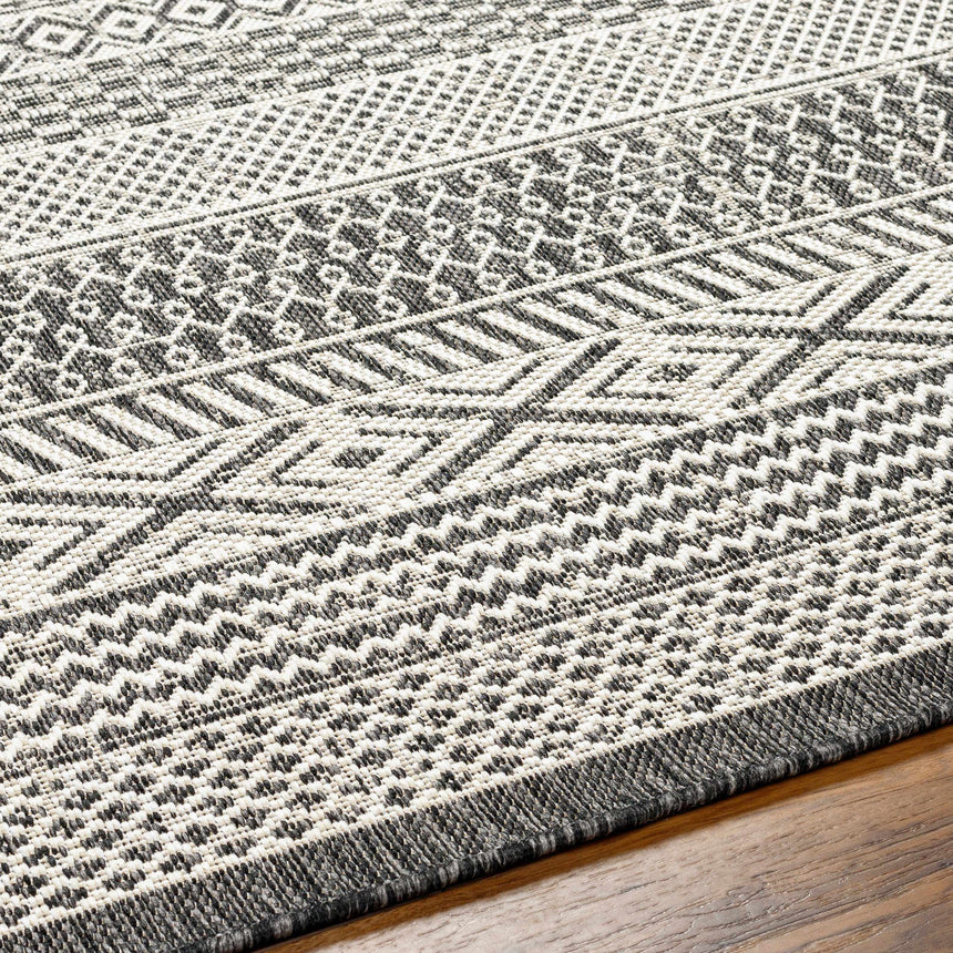 Humla Gray Aztec Area Rug - Clearance