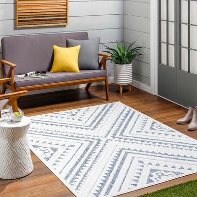 Alida Blue Outdoor Rug - Clearance