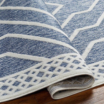 Anja Blue Outdoor Rug - Clearance