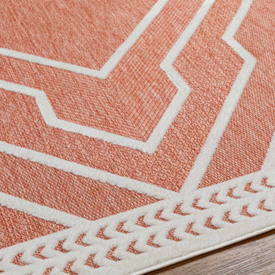 Anja Orange Outdoor Rug - Clearance