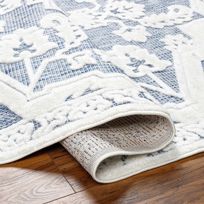 Chen Blue Outdoor Rug - Clearance