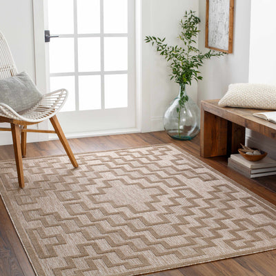 Diza Tan Outdoor Rug - Clearance