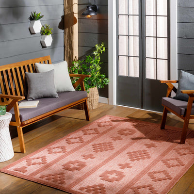 Hiro Orange Outdoor Rug - Clearance