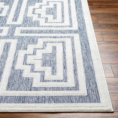 Yves Blue Outdoor Rug - 6x9 Clearance