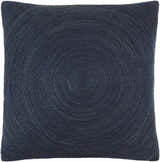 Leora Midnight Blue Throw Pillow