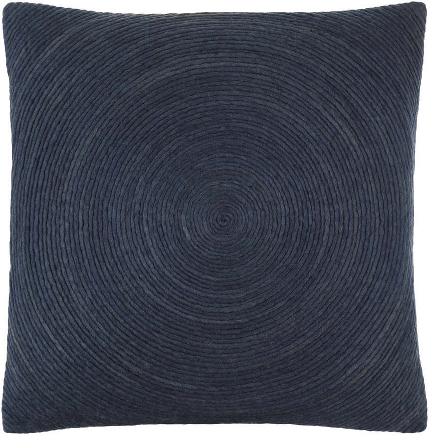 Leora Midnight Blue Throw Pillow