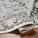 Gauri Gray Medallion Area Rug - Clearance