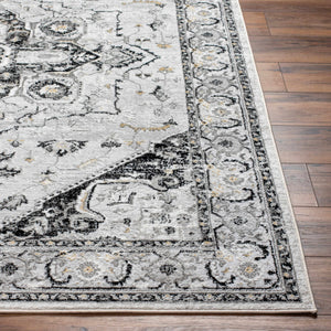 Gauri Gray Medallion Area Rug