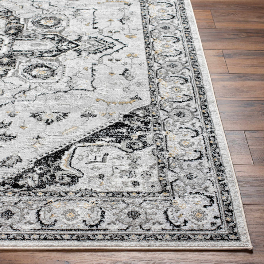 Gauri Gray Medallion Area Rug - Clearance