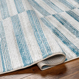 Gorou Blue Area Rug - Clearance