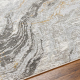 Tess Gray & Brown Marble Area Rug - Clearance